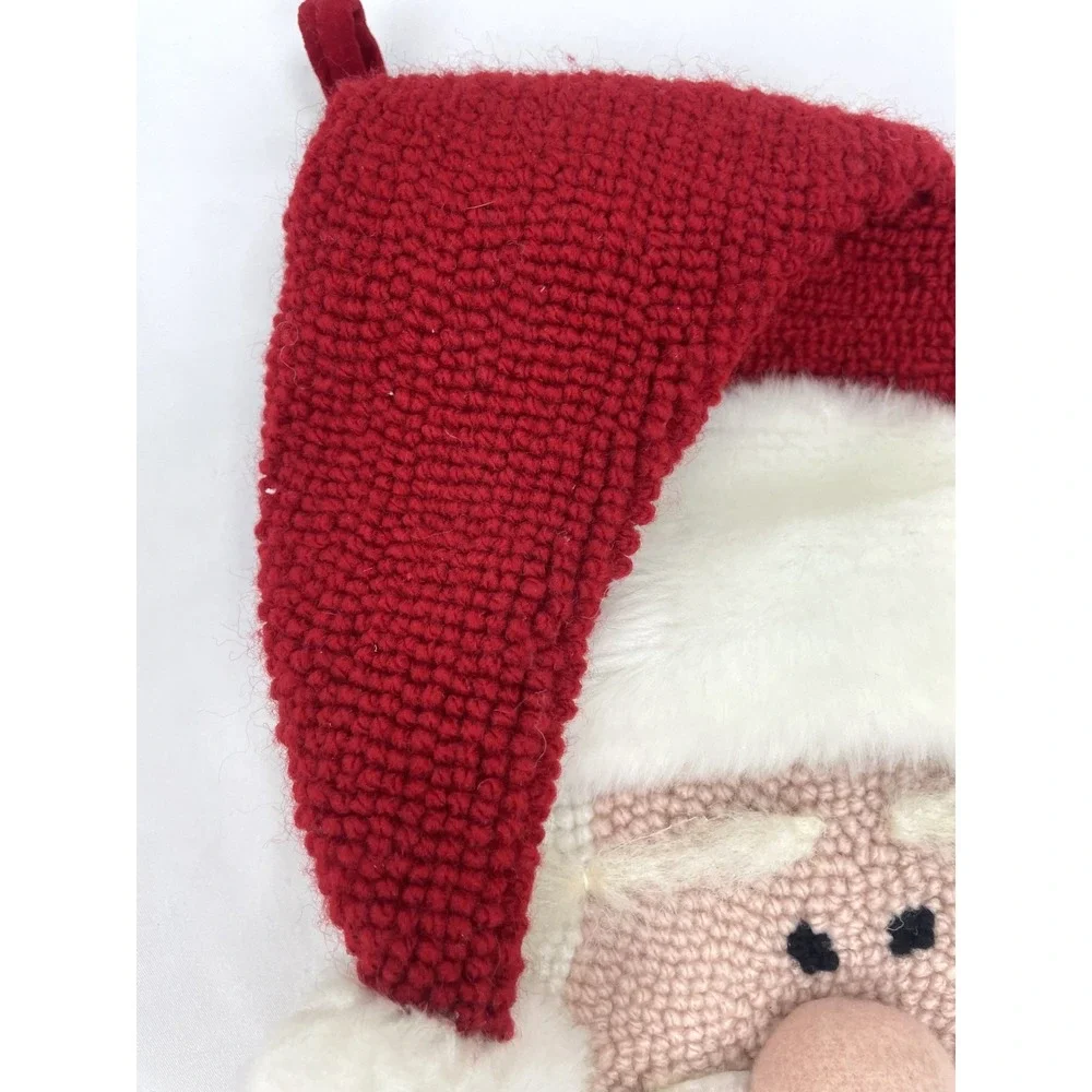 Dan Dee Santa Claus Christmas Stocking Needlepoint 3D Collector's Choice